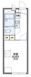 レオパレスHOYA 1Kの間取図画像