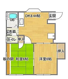 間取図画像 2DK