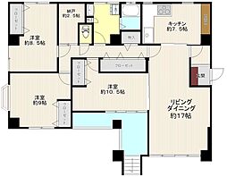 KIセーコービル 1階3SLDKの間取り