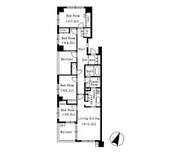 ParkCube平和台 4LDKの間取図画像
