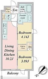 LiveCasa文京千石1 2LDKの間取図画像