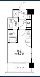 サンセール与野本町 ワンルームの間取図画像
