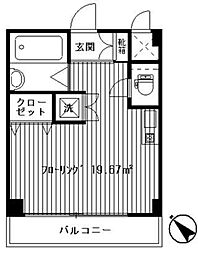 NKビル ワンルームの間取図画像