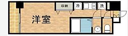 モカネスト久が原 1Kの間取図画像