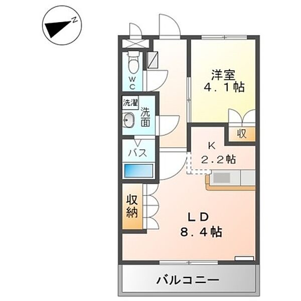 和歌山県和歌山市湊１丁目(賃貸アパート1LDK・2階・36.00㎡)の写真 その2