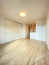 南海加太線 東松江駅 徒歩8分の賃貸アパート 2階1SLDKのリビング/ダイニング