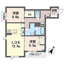 シーサム 00302 ｜ 茨城県水戸市見和２丁目209-1（賃貸マンション2LDK・3階・70.73㎡） その2