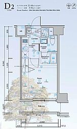 SYNEX横濱阪東橋2 1Kの間取図画像