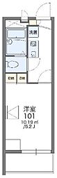 レオパレスMLハロープラザ 1Kの間取図画像