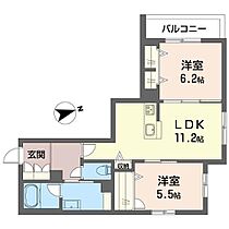 エヌレジデンス 00203 ｜ 千葉県市川市二俣２丁目276-1（賃貸マンション2LDK・2階・56.80㎡） その2