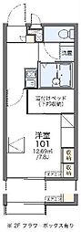 レオパレスグランドヒルズ 1Kの間取図画像