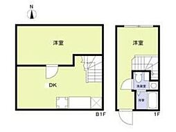 AZ信濃町レジデンス 2DKの間取図画像