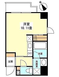 サンクレスト弐番館 ワンルームの間取図画像