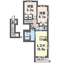 メゾンクレア 00201 ｜ 神奈川県藤沢市亀井野３丁目32-2（賃貸アパート2LDK・2階・60.37㎡） その2