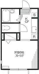 パルコートS 1Kの間取図画像