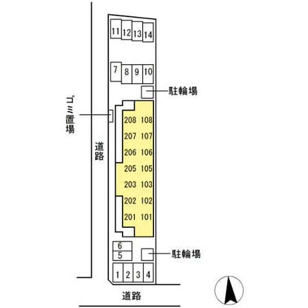 ユイマールガーデンIII 108｜香川県高松市元山町(賃貸アパート1LDK・1階・31.22㎡)の写真 その15