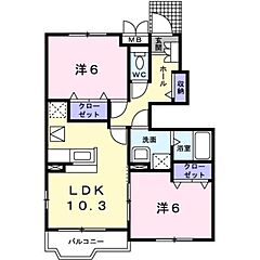 物件の間取り