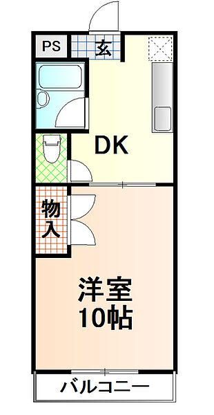 サンシャインＡ2 103｜静岡県富士市伝法(賃貸マンション1DK・1階・25.90㎡)の写真 その2