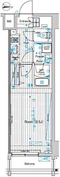 ブライズ方南町 1Kの間取図画像