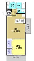 サンクチュアリ古町 101 ｜ 熊本県菊池市隈府（賃貸マンション1LDK・1階・40.86㎡） その2