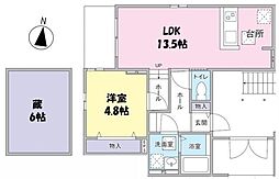 Elegante Sereno 1階1LDKの間取り