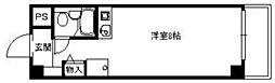 ロイヤルコート学芸大パート1 ワンルームの間取図画像