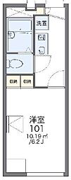 レオパレス小柳町2 1Kの間取図画像