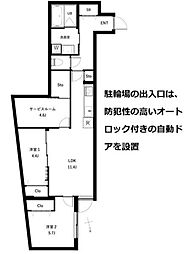 JR総武線 西荻窪駅 徒歩13分の賃貸マンション 1階3LDKの間取り