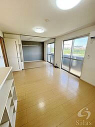 JR東海道・山陽本線 西明石駅 4.4kmの賃貸アパート 3階2LDKのリビング/ダイニング