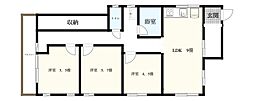 佐藤ビルマンション 3LDKの間取図画像