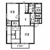 サニーパークハイツ 0201 ｜ 兵庫県赤穂市上仮屋北19-3（賃貸アパート3K・2階・50.78㎡） その2