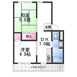 間取図画像 2DK