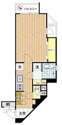 アリーチェ新江古田 1Kの間取図画像