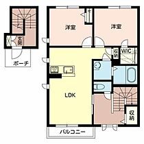 ＣＯＭＥＴＯ　VII 0201 ｜ 滋賀県甲賀市水口町神明2-15（賃貸アパート2LDK・2階・66.76㎡） その2