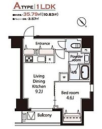 Weave Base -Asukayama Park 飛鳥山公園 3階1LDKの間取り