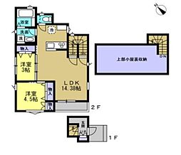 鎌倉市材木座2丁目アパート 2LDKの間取図画像