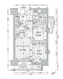 シャリエ椎名町 3LDKの間取図画像