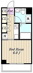 ミノワホームズ 1Kの間取図画像