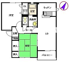 アヴェリア月出 A0202 ｜ 熊本県熊本市東区月出６丁目4-104（賃貸アパート2LDK・2階・56.09㎡） その2