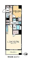間取図画像 1LDK