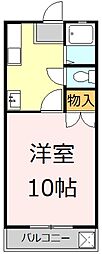 モジュール 1Kの間取図画像