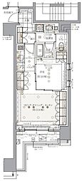 LeJADECross千代田神保町 1LDKの間取図画像