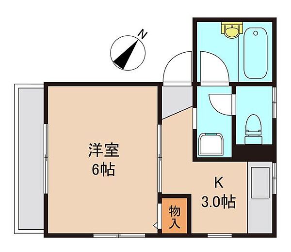 千葉県市川市湊新田(賃貸アパート1K・2階・19.14㎡)の写真 その2