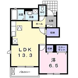 間取図画像 1LDK