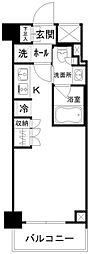 PARKLUXE蒲田一丁目 1Kの間取図画像