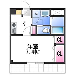 間取図画像 1K