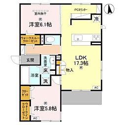 La Coeur北島 3階/-