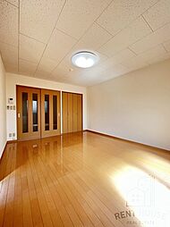 アンプルール クラージュ　SHIMADA 2階1Kのリビング/ダイニング