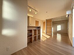 京王相模原線 多摩境駅 徒歩28分の賃貸アパート 1階2LDKのリビング/ダイニング