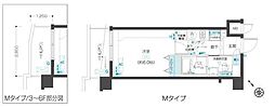 フェニックス練馬桜台 1Kの間取図画像